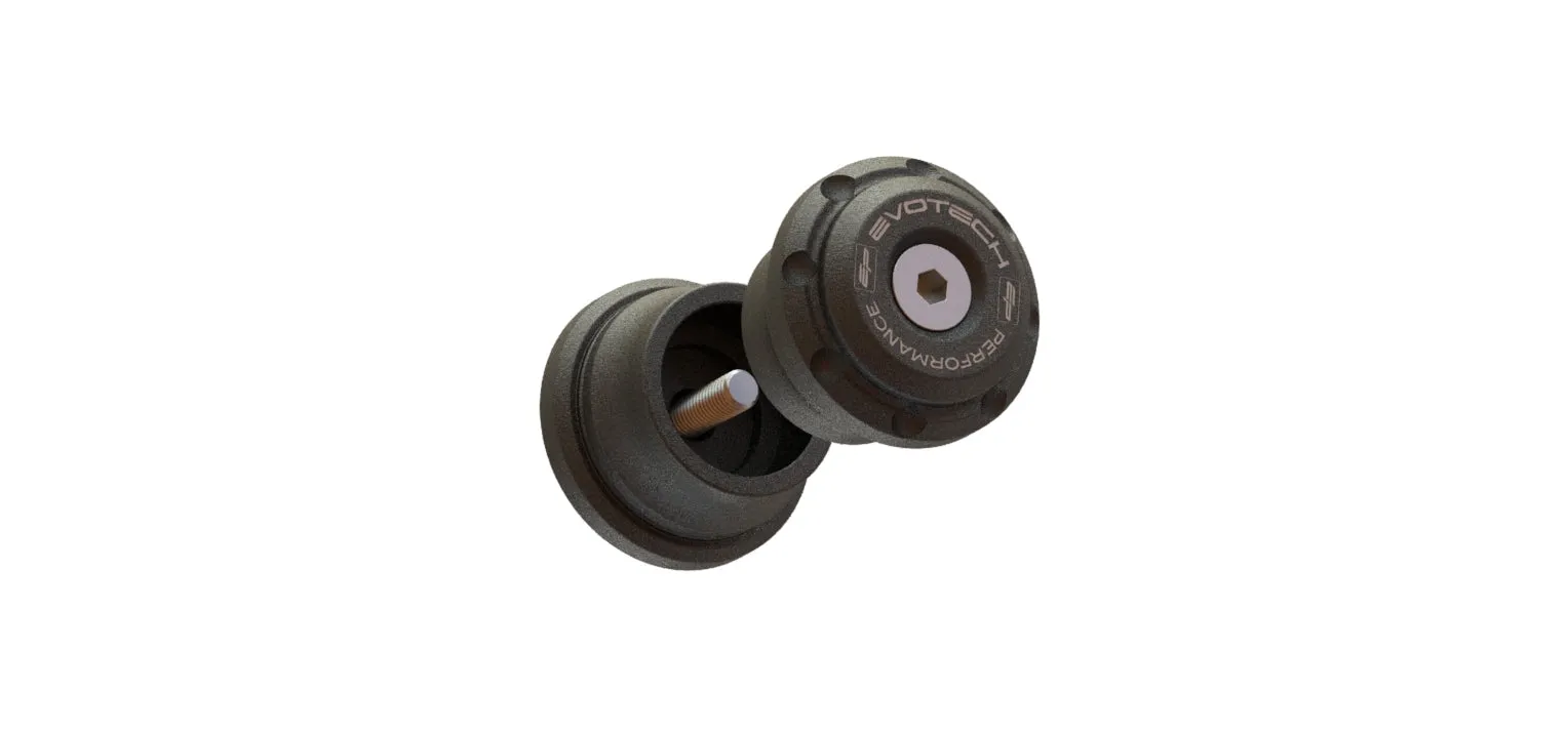 Evotech Bar End Weights (Non Bar End Mirror Version) - Triumph Street Triple 765 R (2023 )