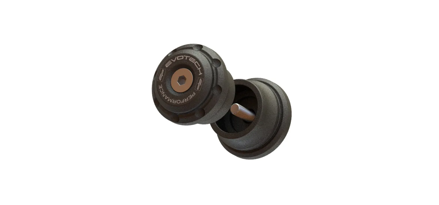 Evotech Bar End Weights (Non Bar End Mirror Version) - Triumph Street Triple 765 R (2023 )