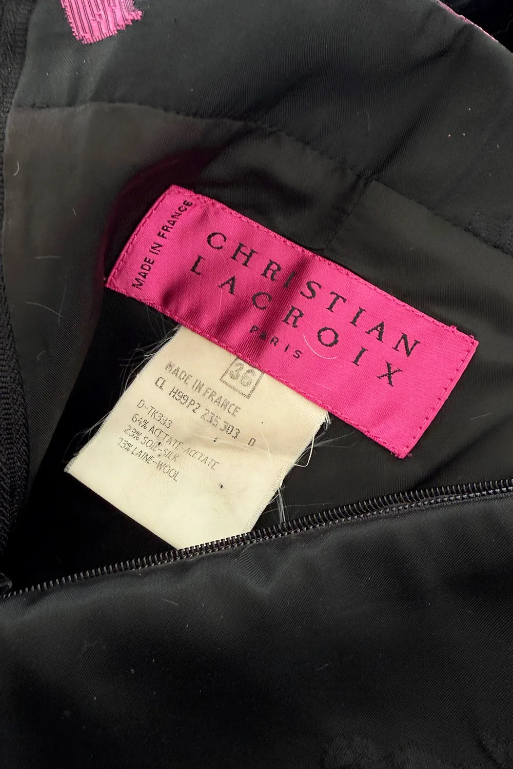 Fall 1999 Christian Lacroix Runway Strapless Floral Silk Brocade Dress