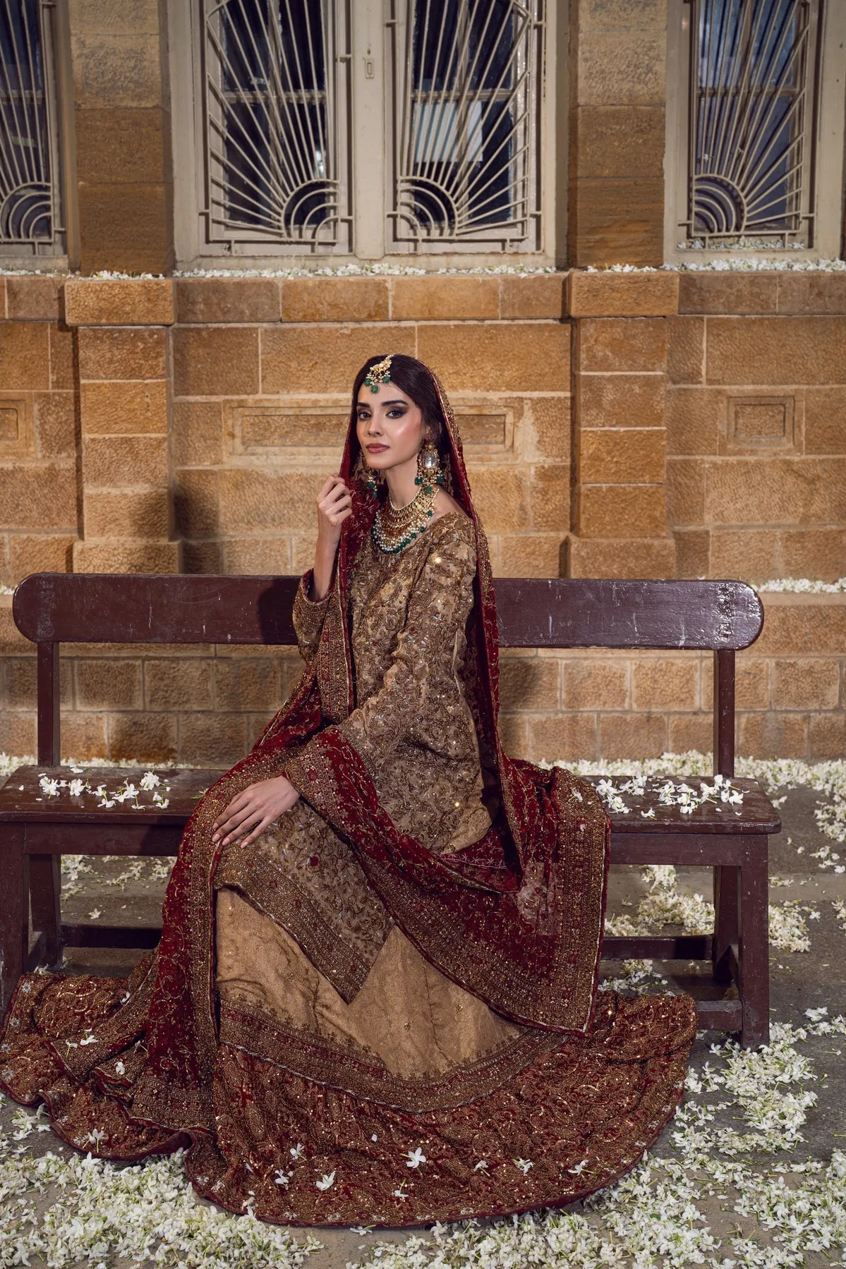 Farshi Bridal Lehenga Kameez Pakistani Wedding Dress