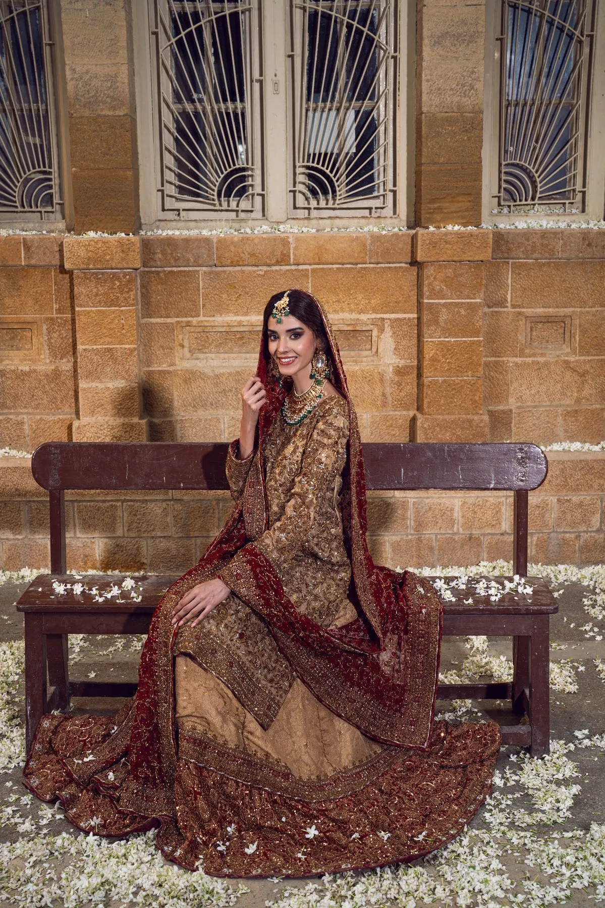 Farshi Bridal Lehenga Kameez Pakistani Wedding Dress