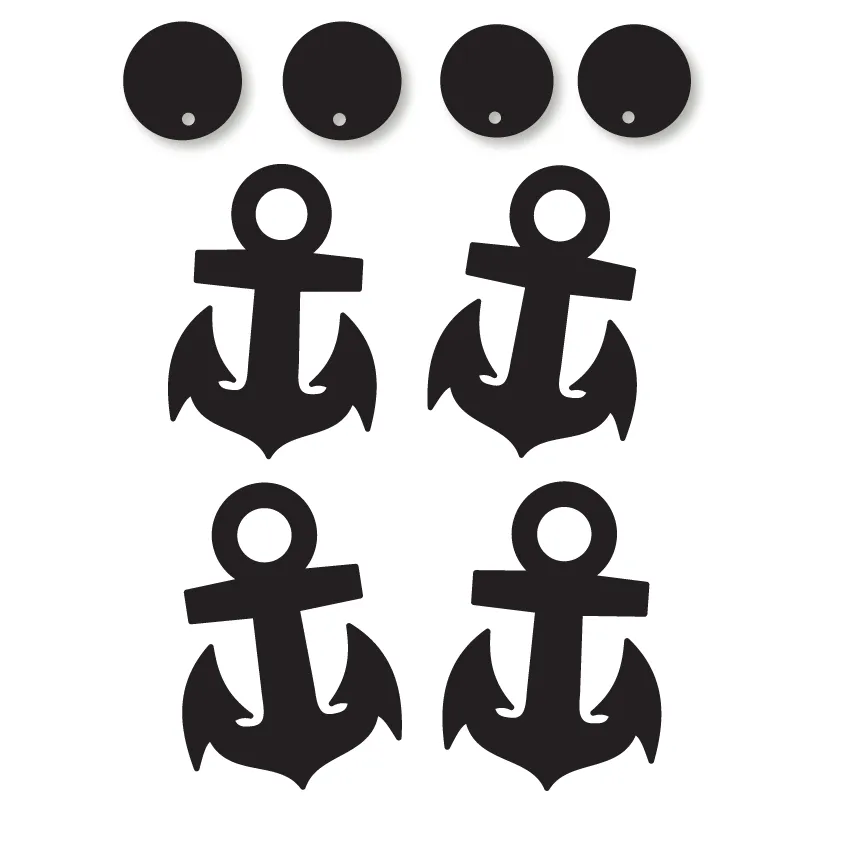 Feeling  Nauti - 2 Pair Set - Anchors