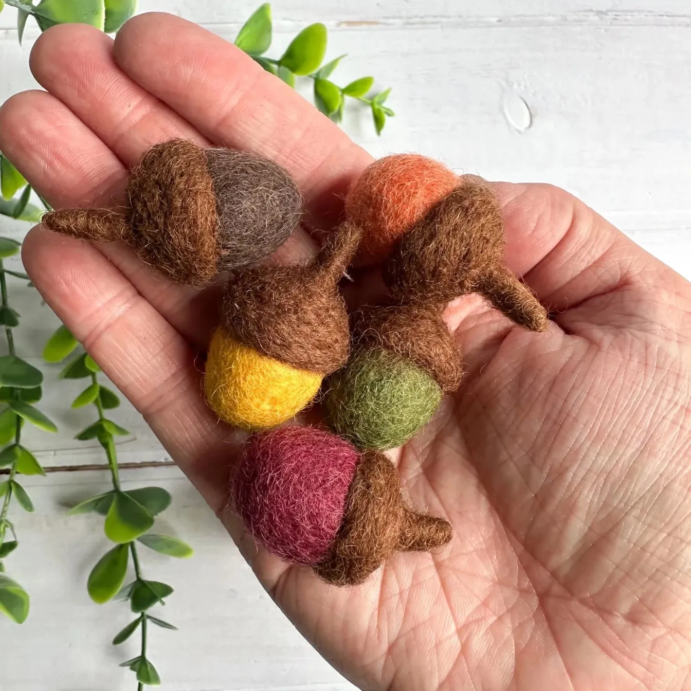 Felt Acorns