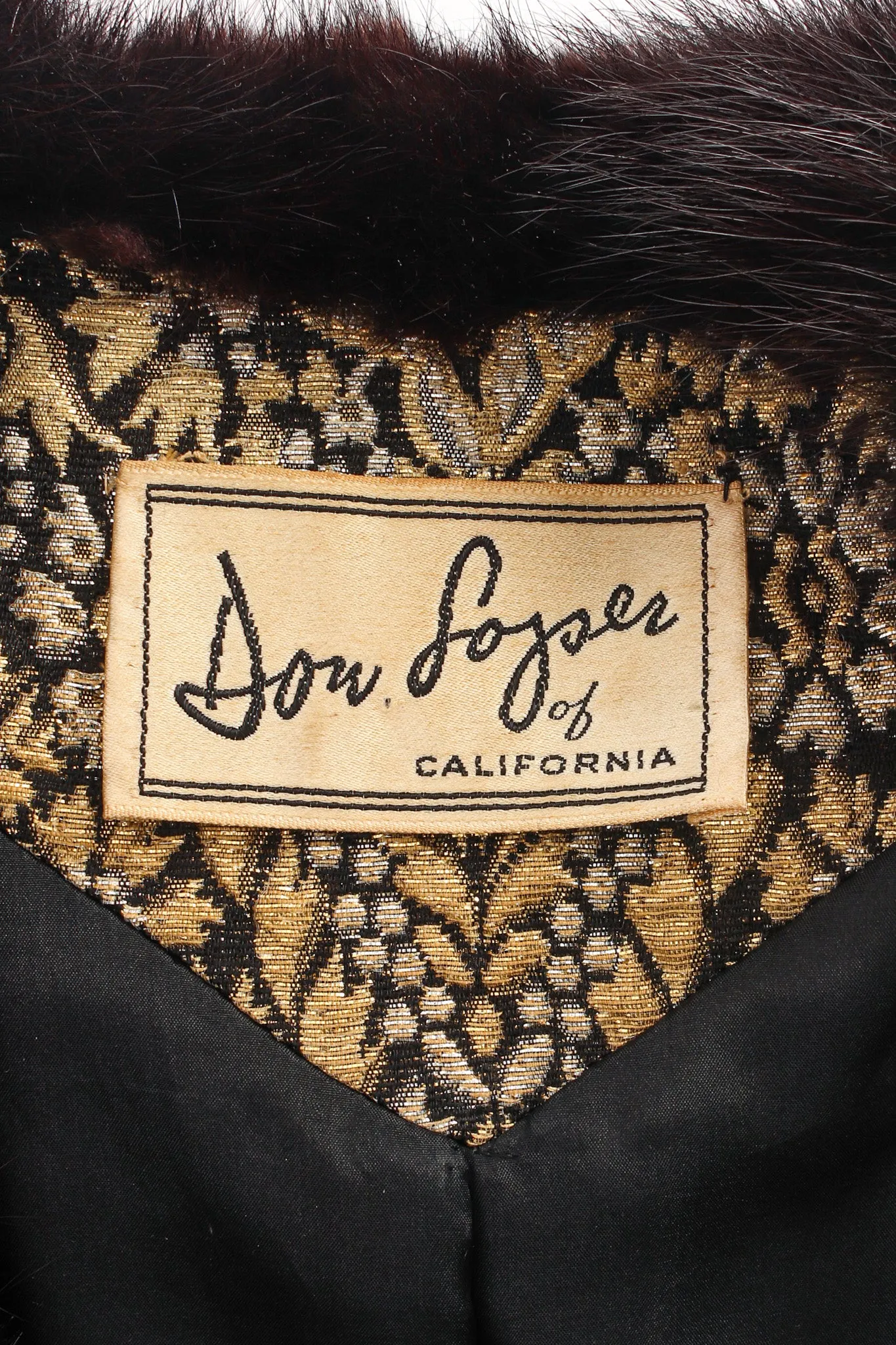 Fleur Foliage Brocade Peacoat