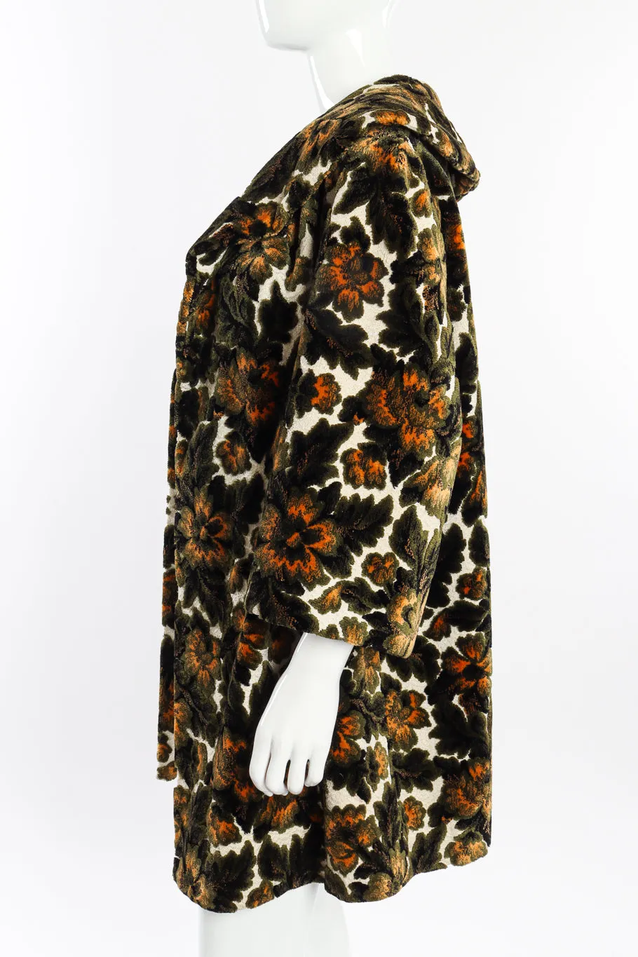 Floral Brocade Carpet Coat
