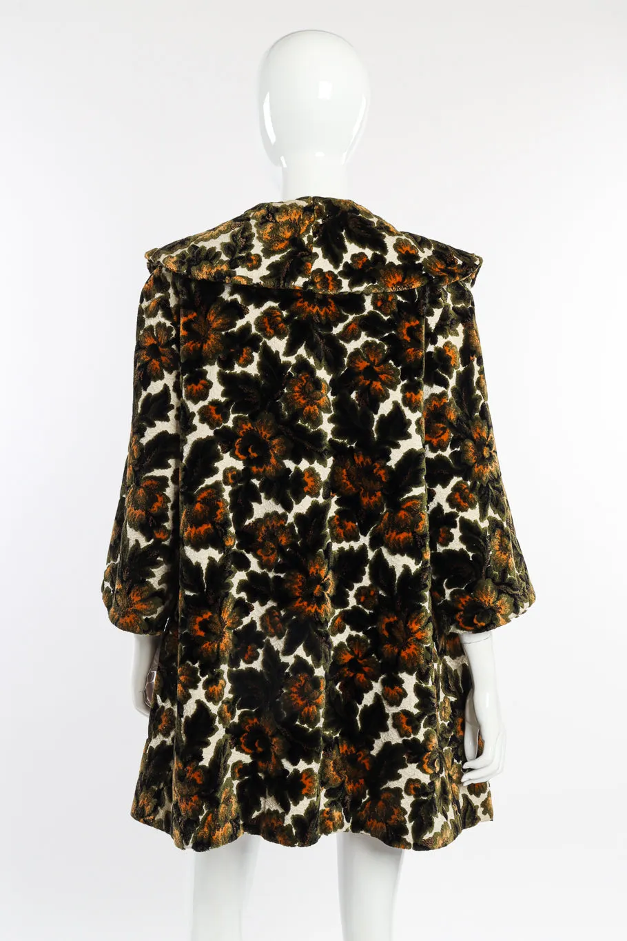 Floral Brocade Carpet Coat