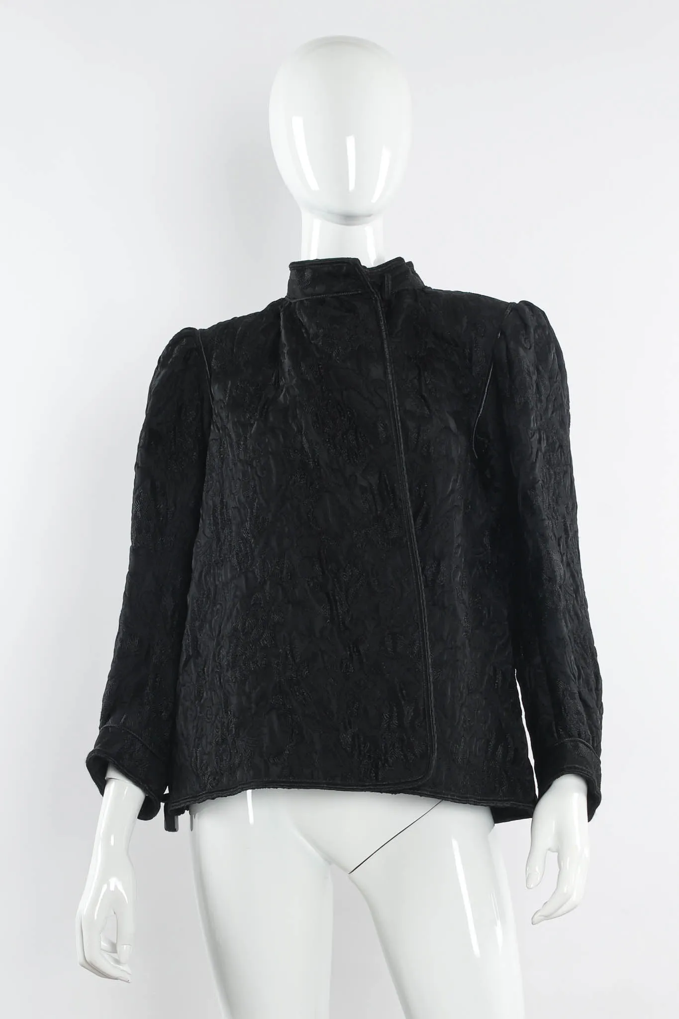 Floral Embroidered Quilted Jacket