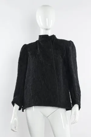Floral Embroidered Quilted Jacket