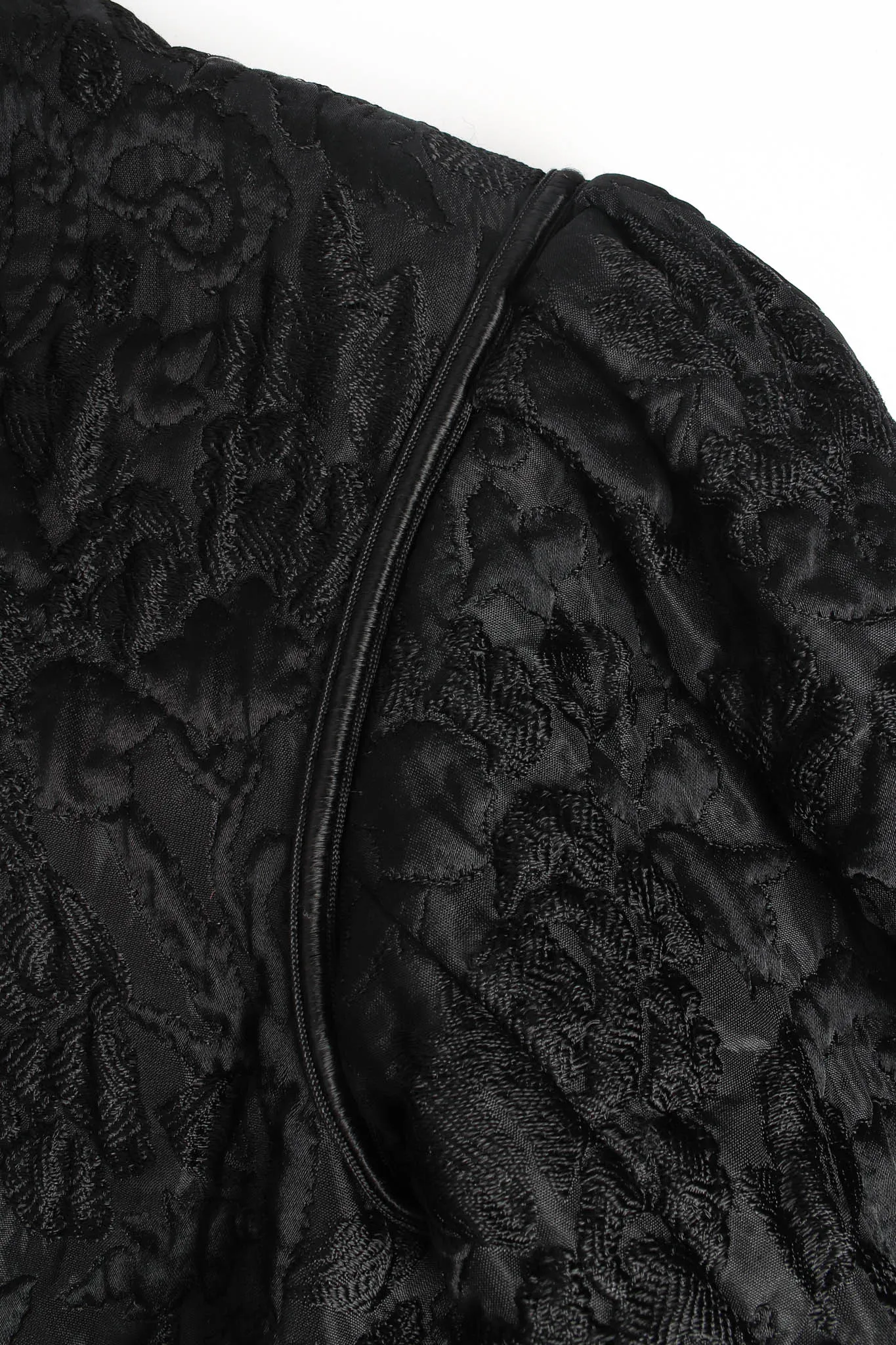 Floral Embroidered Quilted Jacket