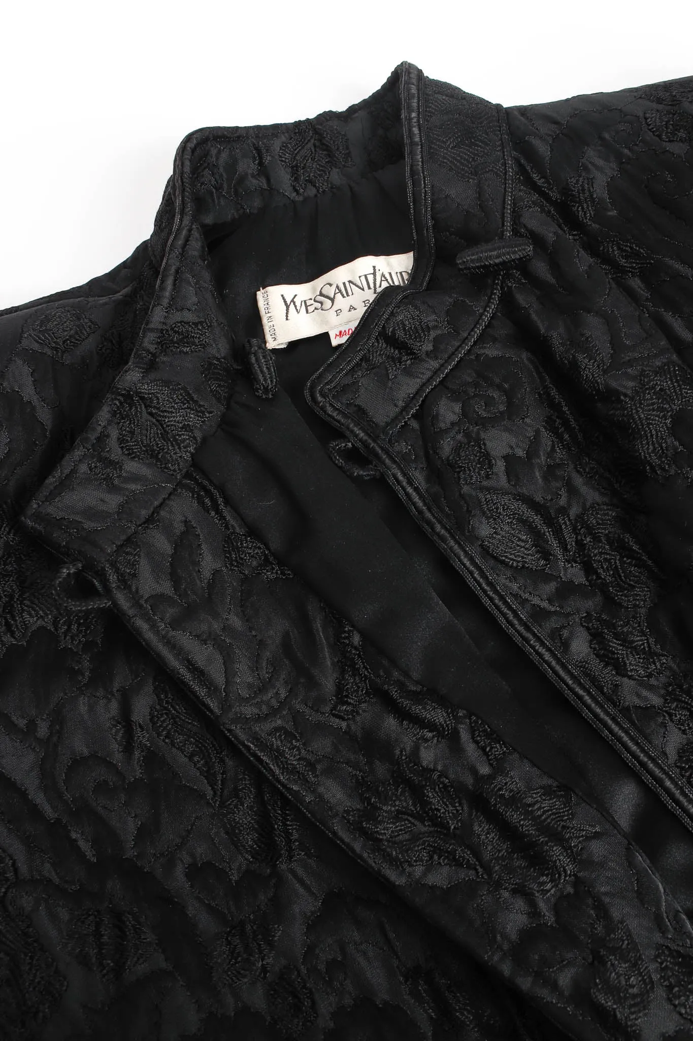 Floral Embroidered Quilted Jacket