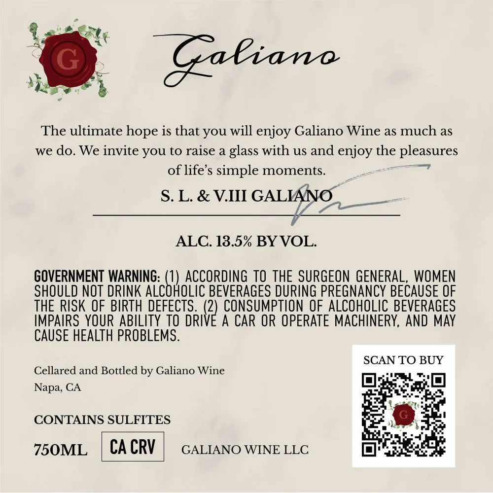 Galiano Red Blend