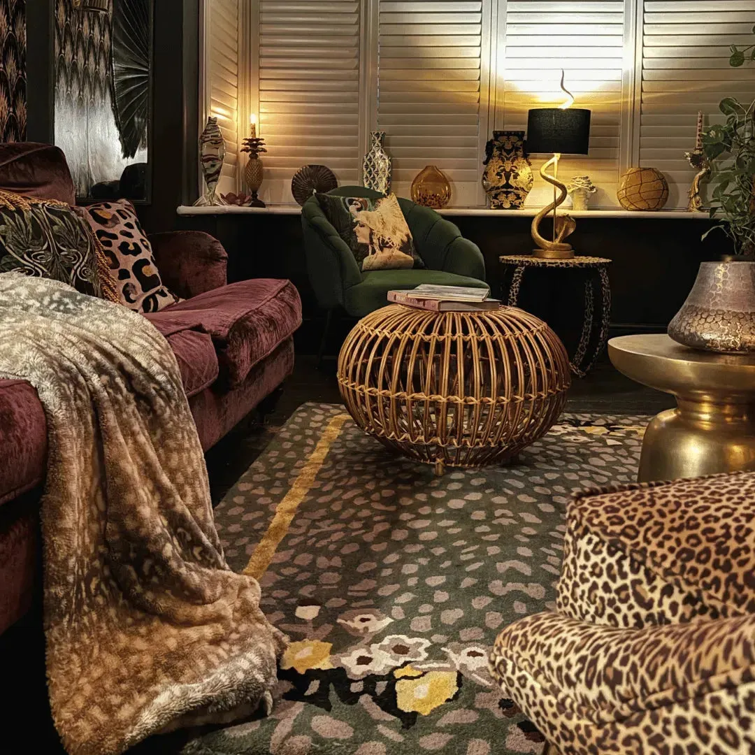 Garden of Courage Hand Tufted Rug - Night