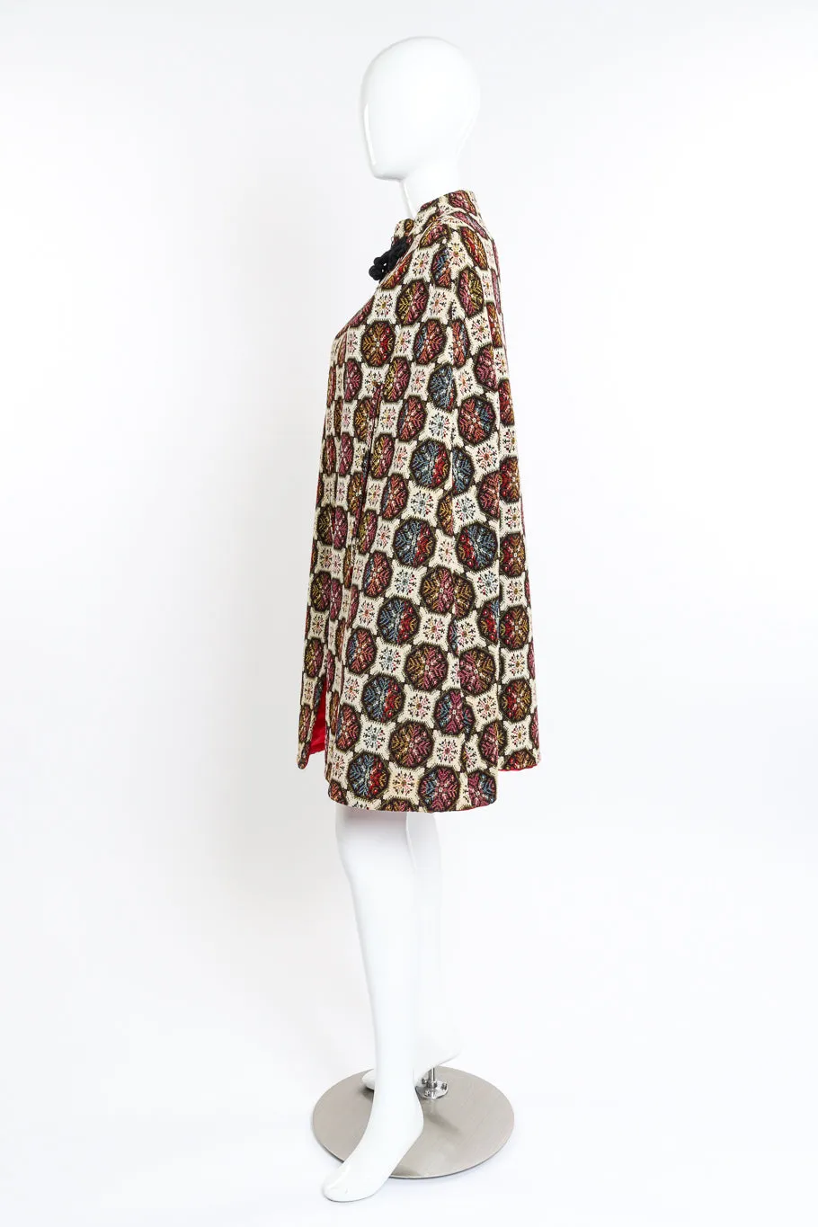 Geometric Needlepoint Cape