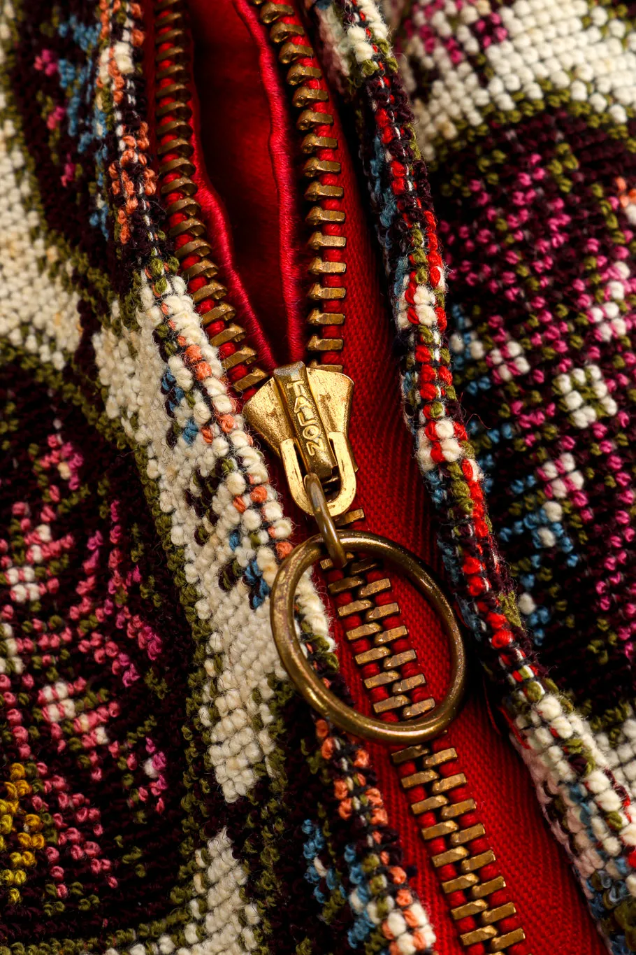 Geometric Needlepoint Cape