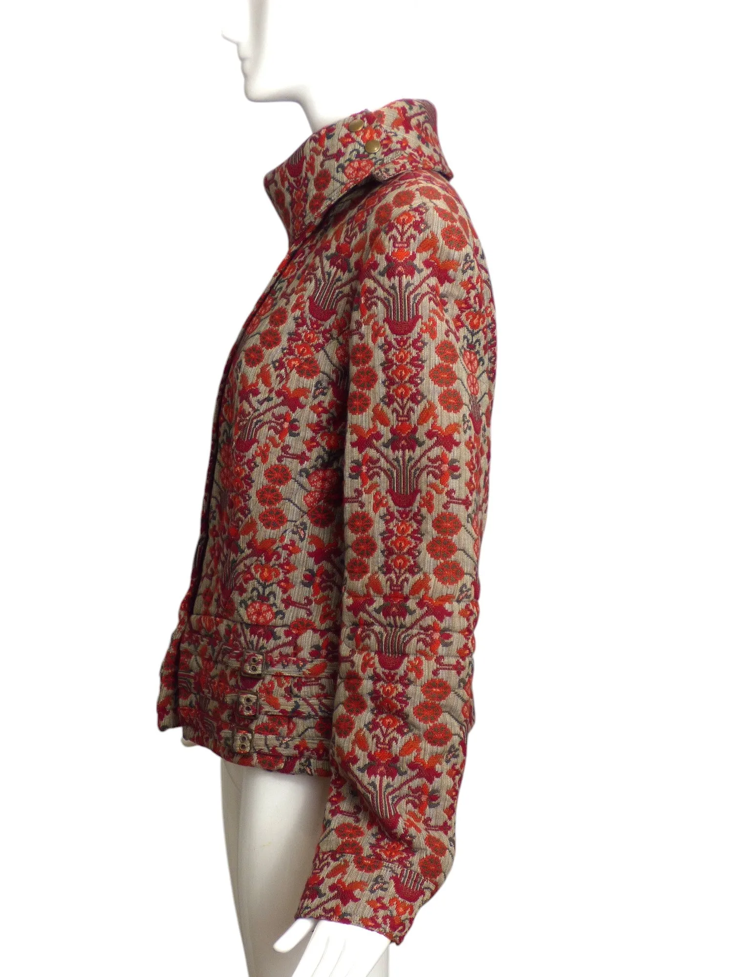 GIVENCHY- 2003 Multi Color Tapestry Jacket, Size 10