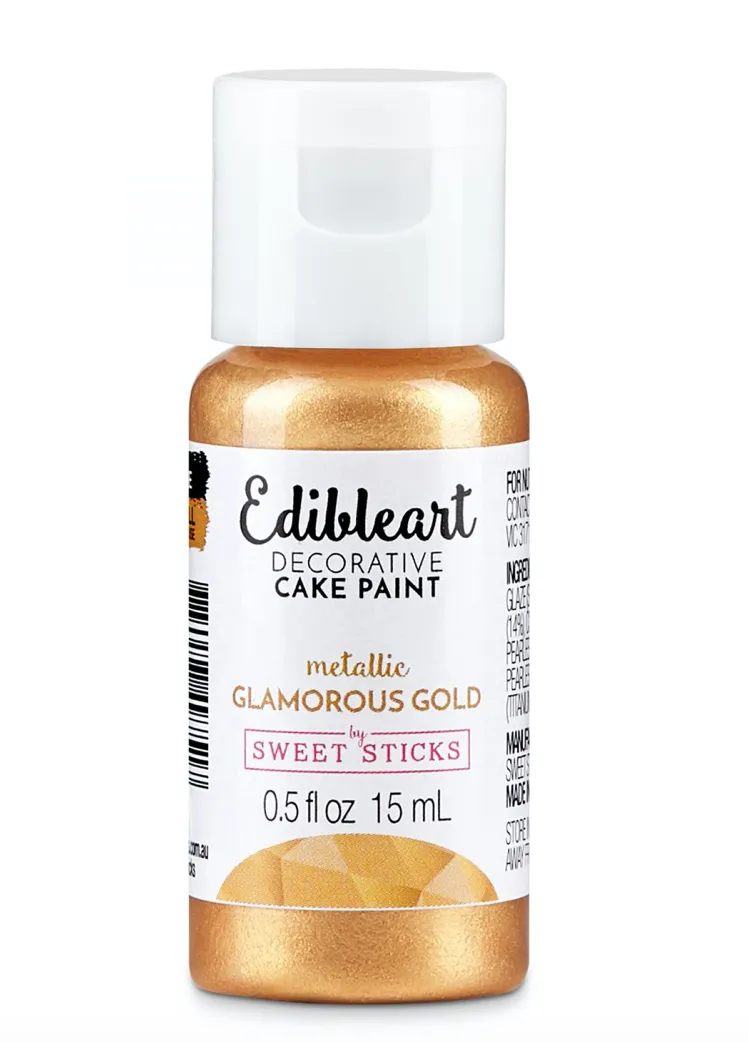 Glamorous Gold 50 mL - Edible Art Decorative Paint