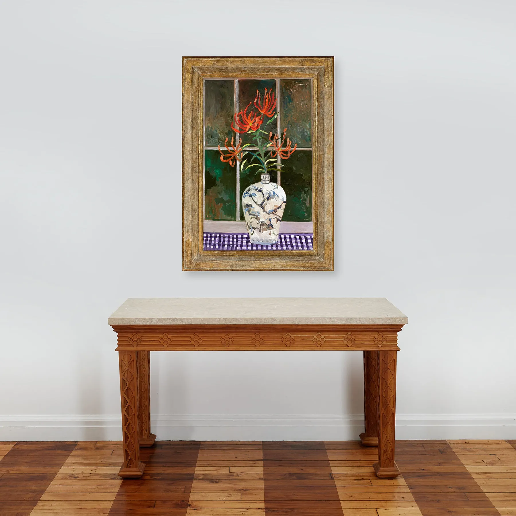 Gloriosa Lilies by John Funt, 2022 (49" x 35.5")