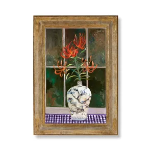 Gloriosa Lilies by John Funt, 2022 (49" x 35.5")