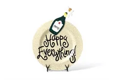 Gold Small Dot Big Happy Everything Round Platter