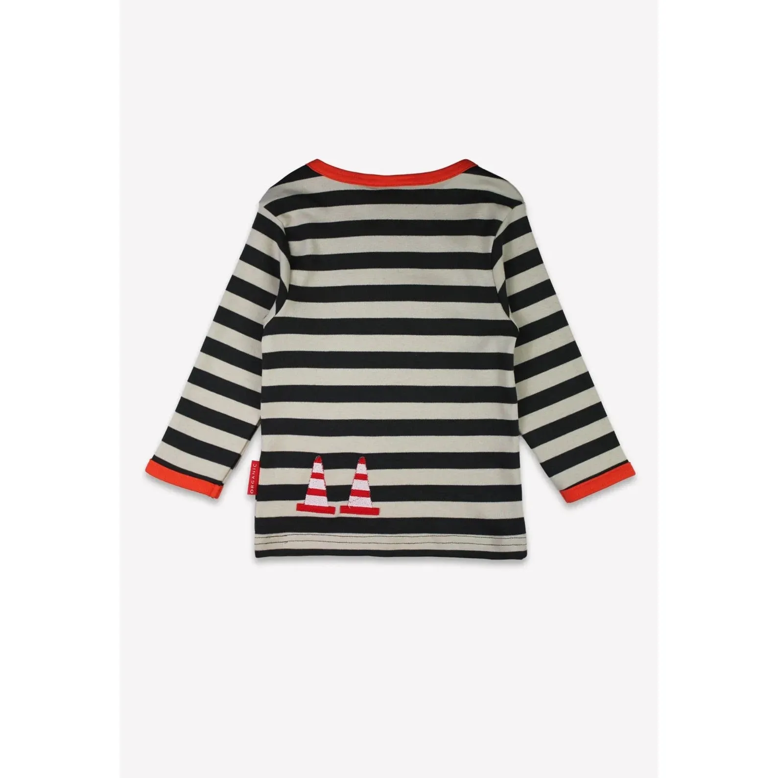 Grey Digger Applique Long Sleeve Shirt