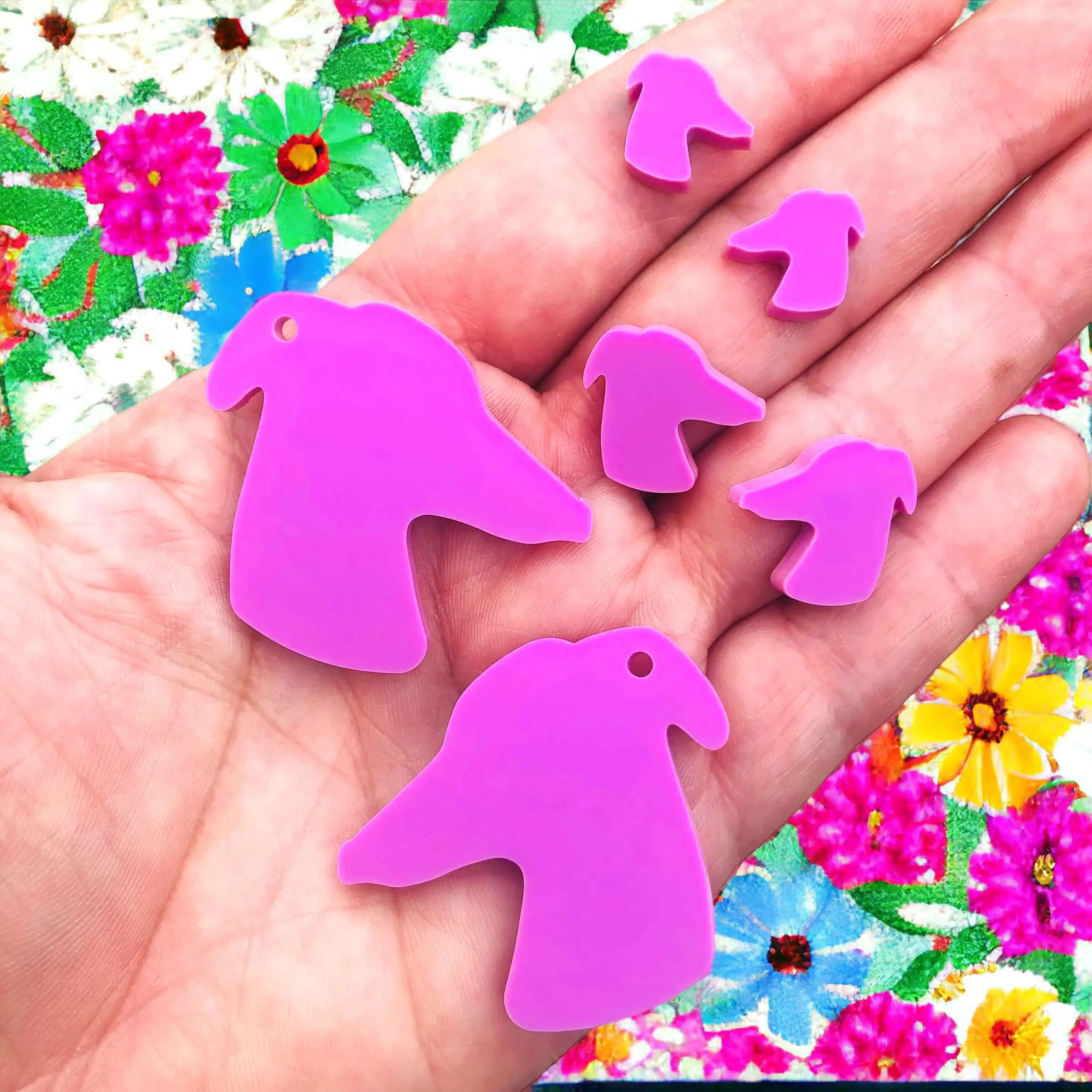 Greyhound Cameo - Mini Cuts - 10 Pairs