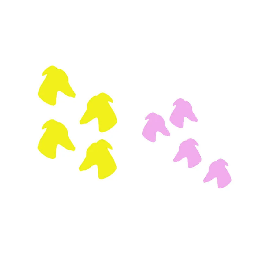 Greyhound Cameo - Mini Cuts - 10 Pairs