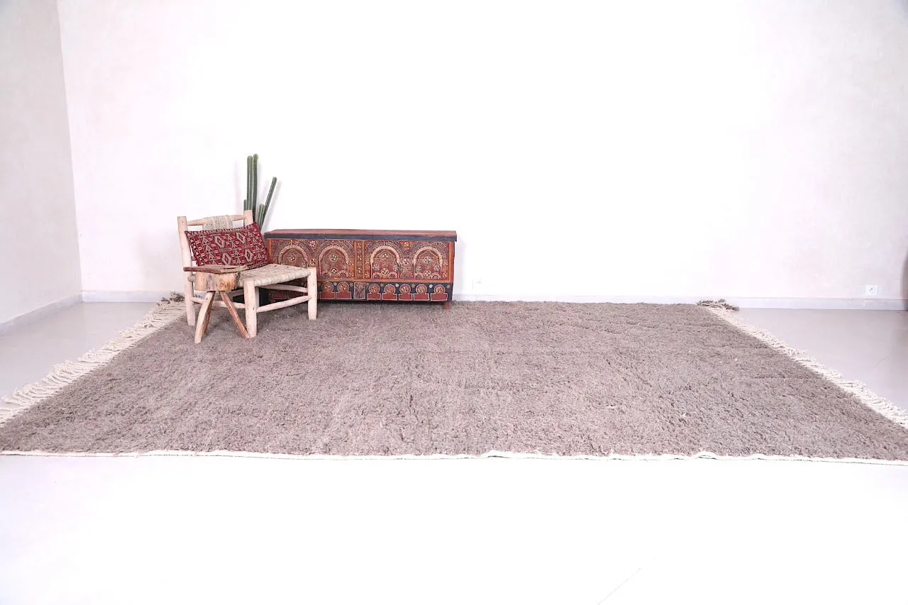 Hand knotted Beni ourain rug - Berber Moroccan Rug - Custom Rug