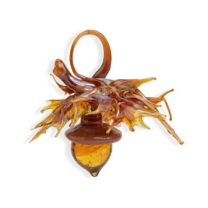Handmade Glass Acorn Ornament