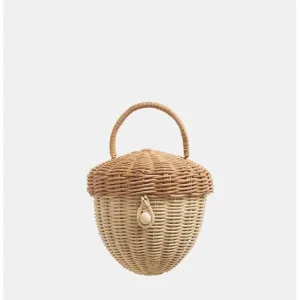 Handwoven Rattan - Acorn Bag