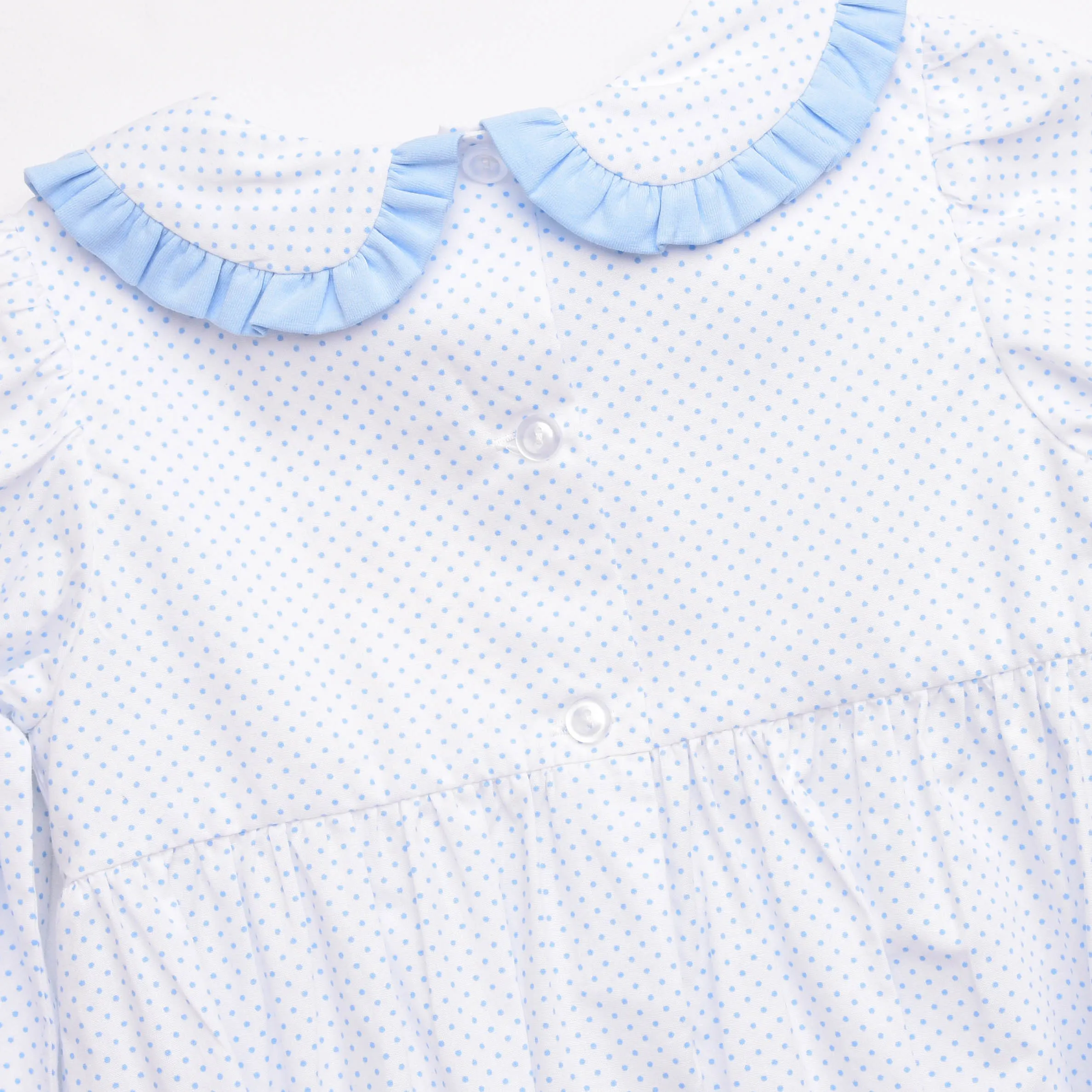 Happy Harvest Smocked Bubble, Blue