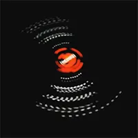 Holospin Black Red Dot