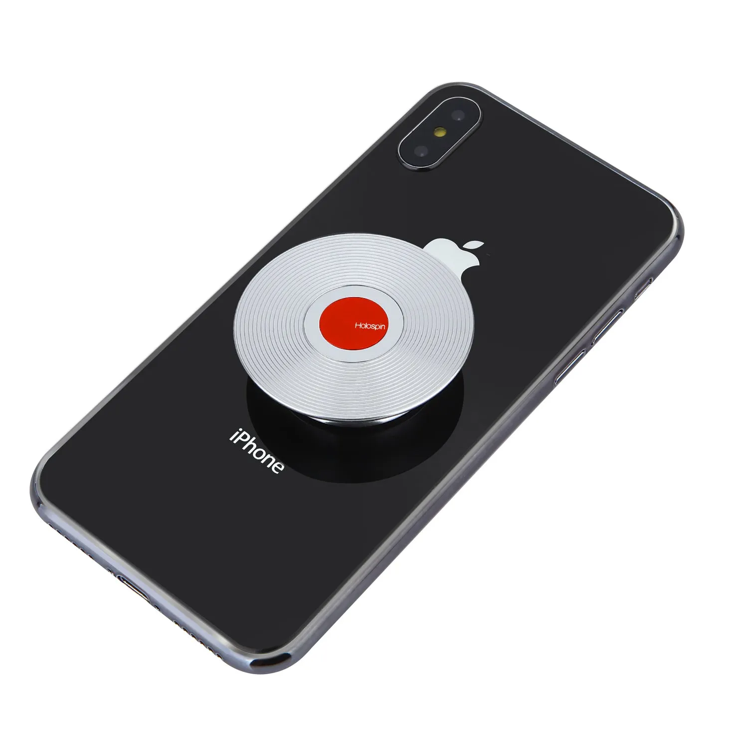 Holospin Silver Red Dot
