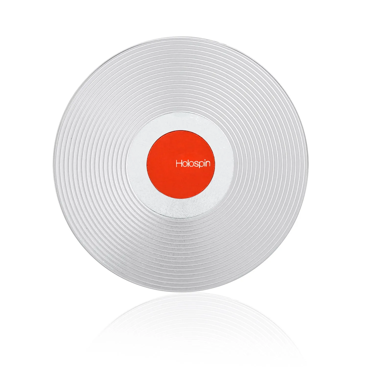 Holospin Silver Red Dot