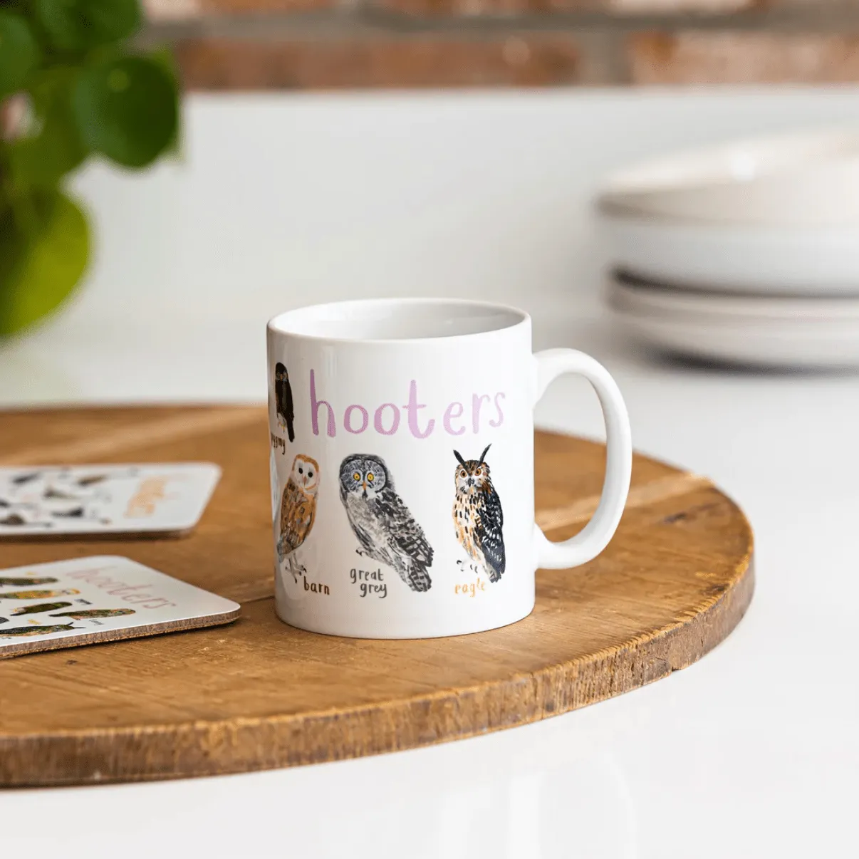 Hooters Ceramic Bird Mug