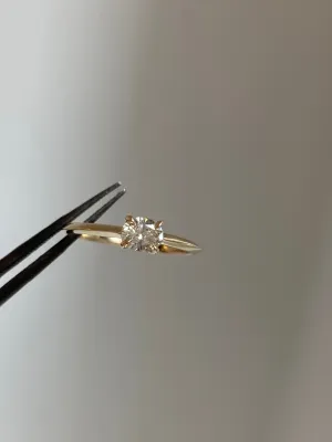 Horizon Set Oval Diamond Engagement Ring