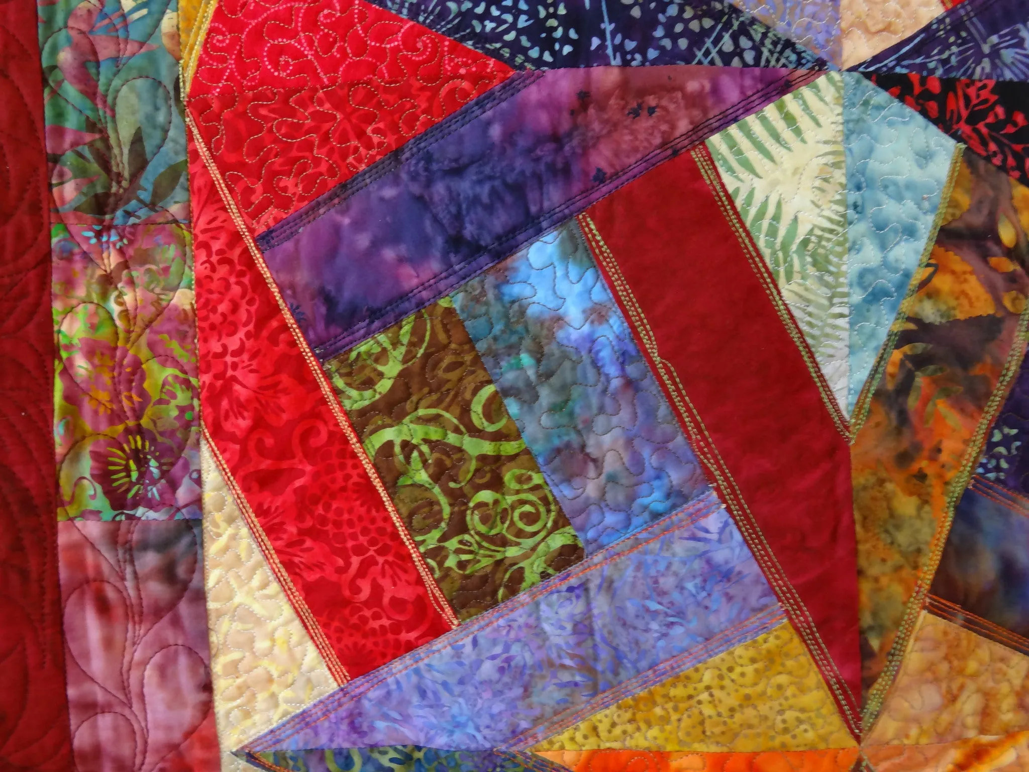 Interlaced Diamonds Lap Quilt
