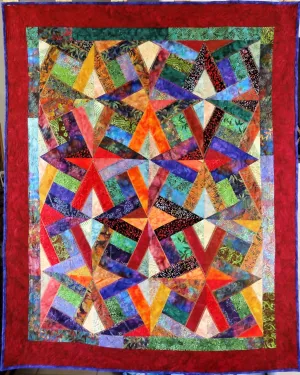 Interlaced Diamonds Lap Quilt