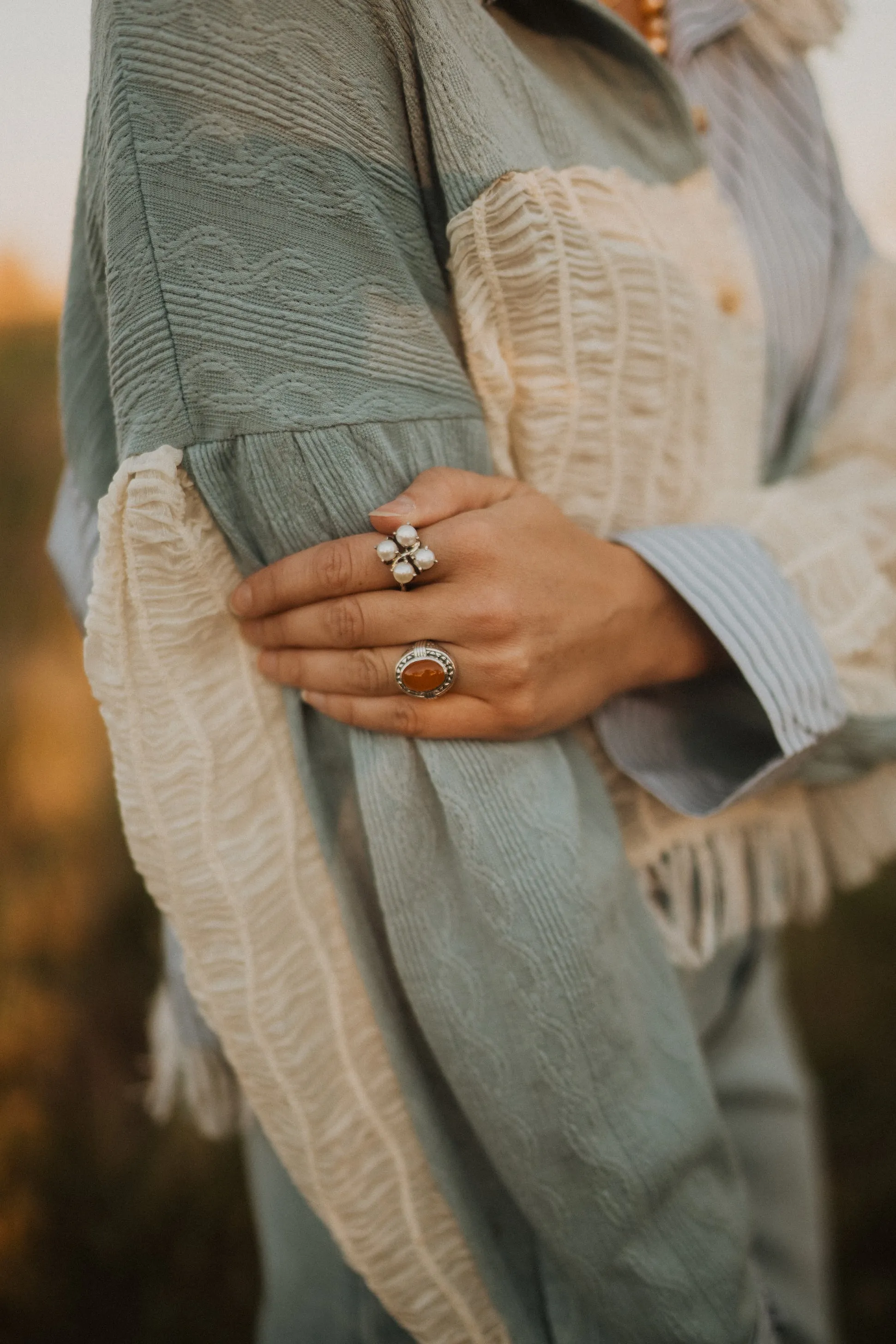 Isha Ring | Pearl