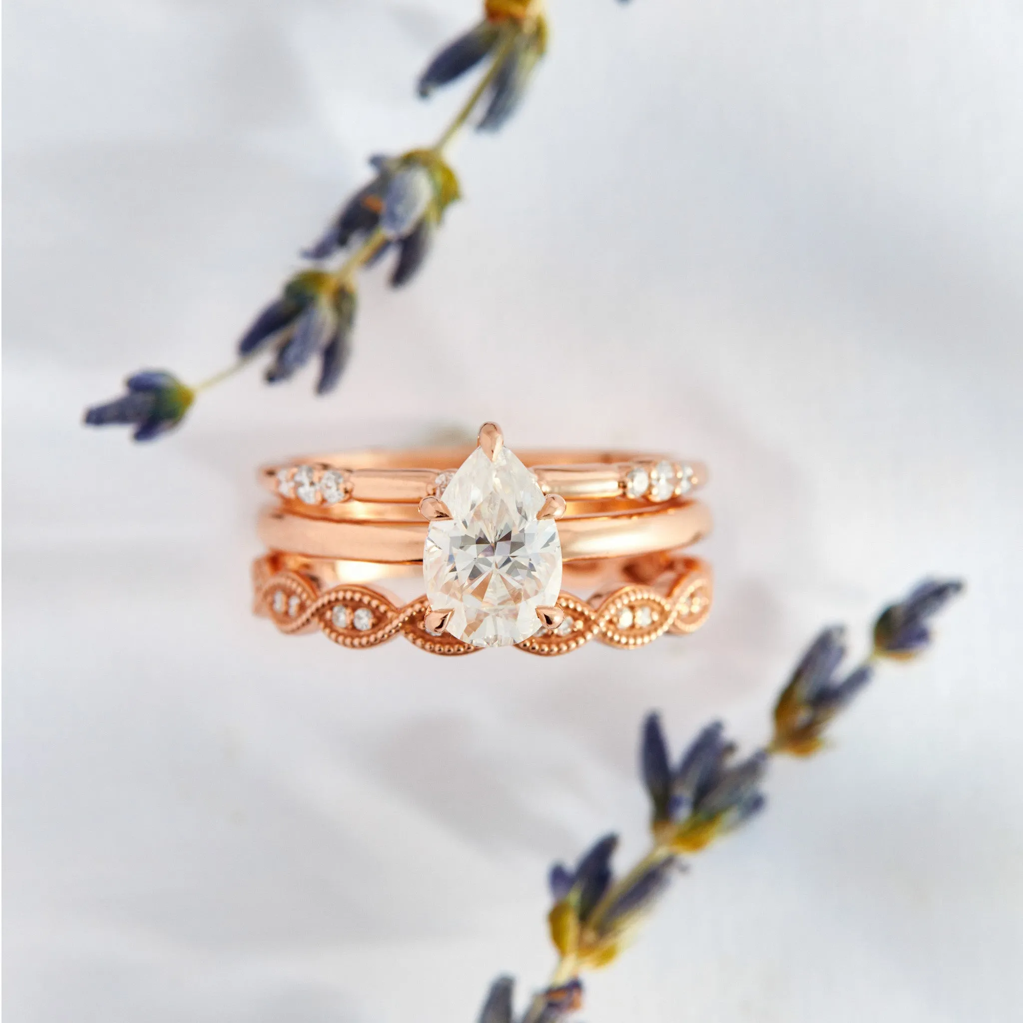 Jenny Pear Cut Engagement Ring (5 prongs)
