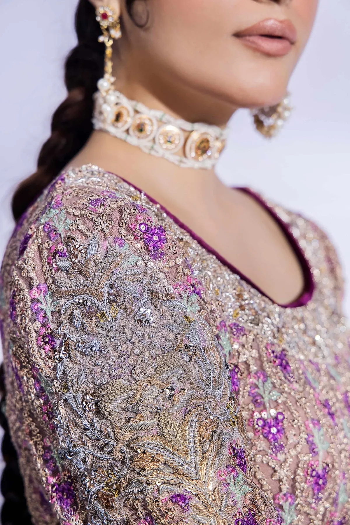 Kameez Churidar and Dupatta Pakistani Wedding Dress