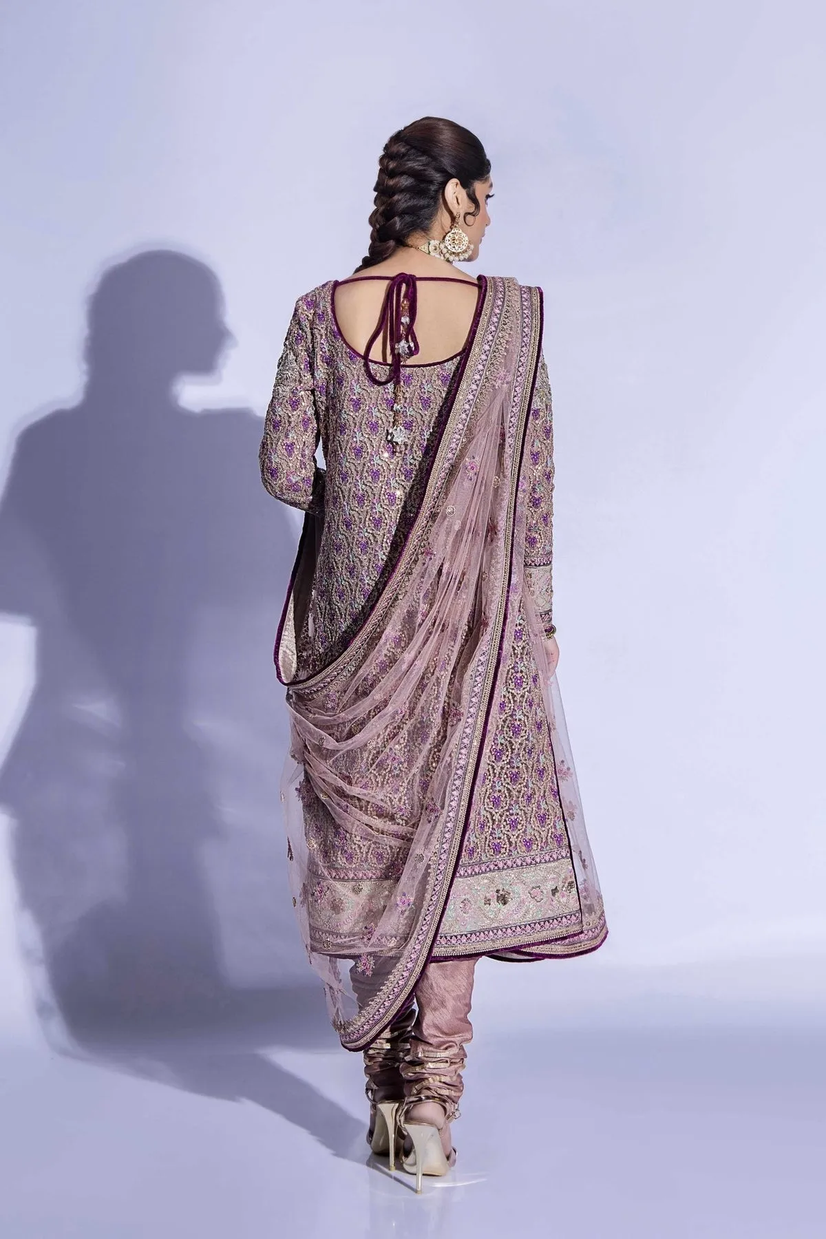 Kameez Churidar and Dupatta Pakistani Wedding Dress