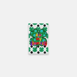 Kiss My Shamrocks St. Patrick's Day Garden Flag - 12" x 18"