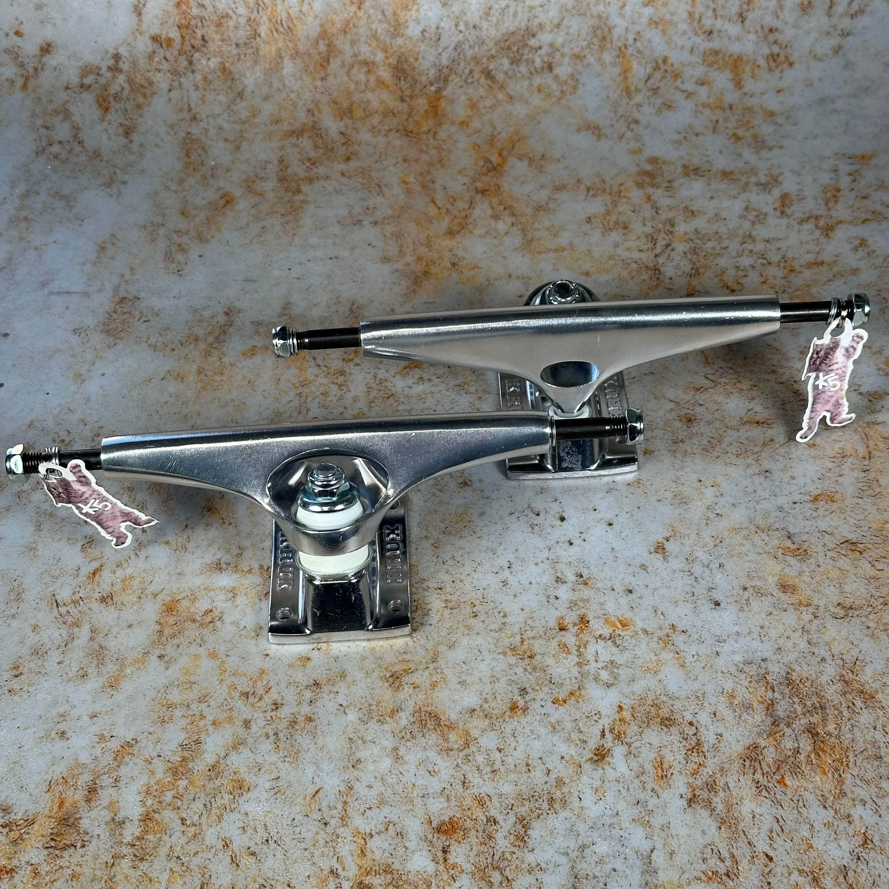 Krux Trucks K5 Standard Skateboard Trucks Pair Polished