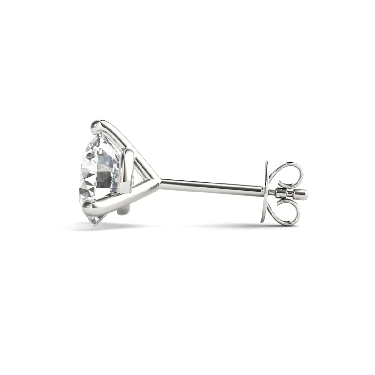 Lab Grown Diamond Martini Stud Earrings
