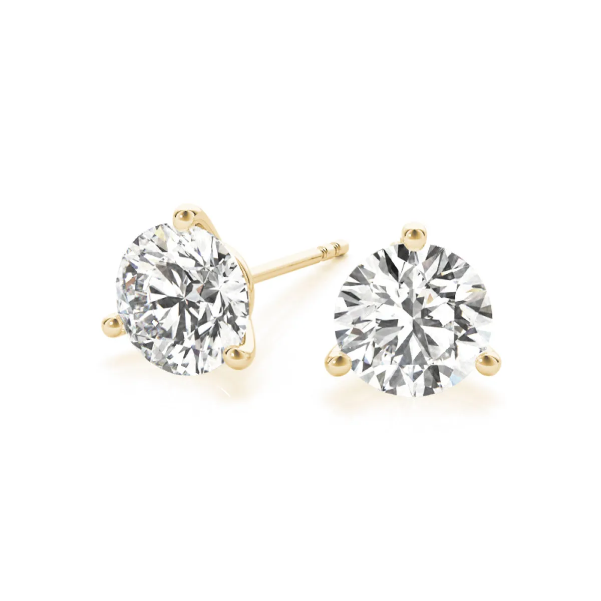 Lab Grown Diamond Martini Stud Earrings
