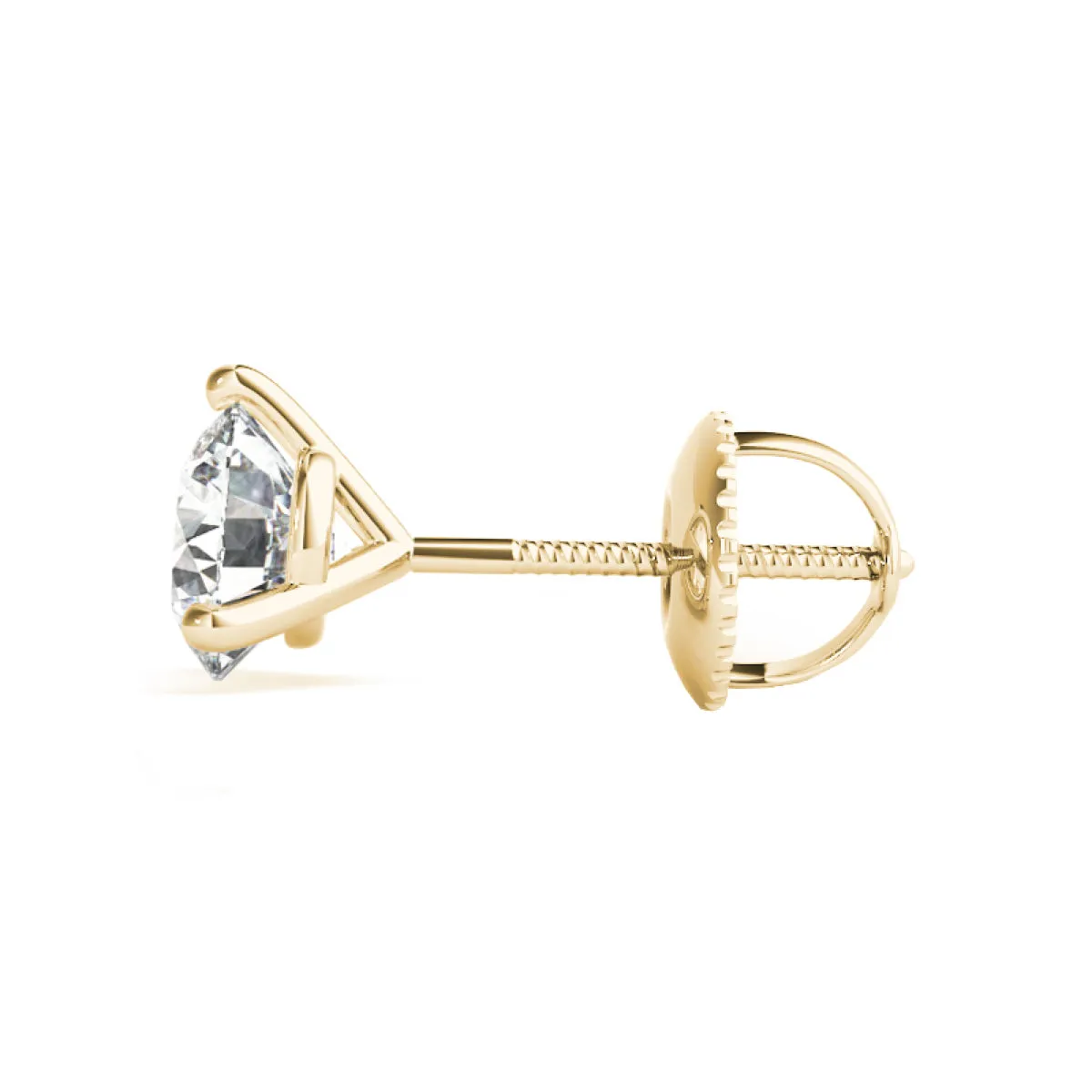 Lab Grown Diamond Martini Stud Earrings
