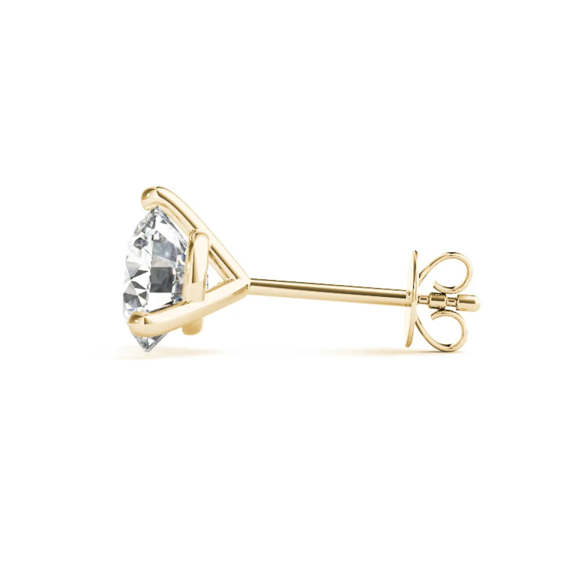 Lab Grown Diamond Martini Stud Earrings