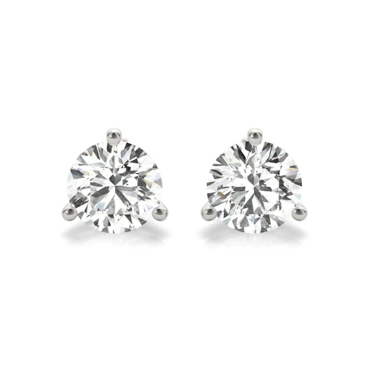 Lab Grown Diamond Martini Stud Earrings
