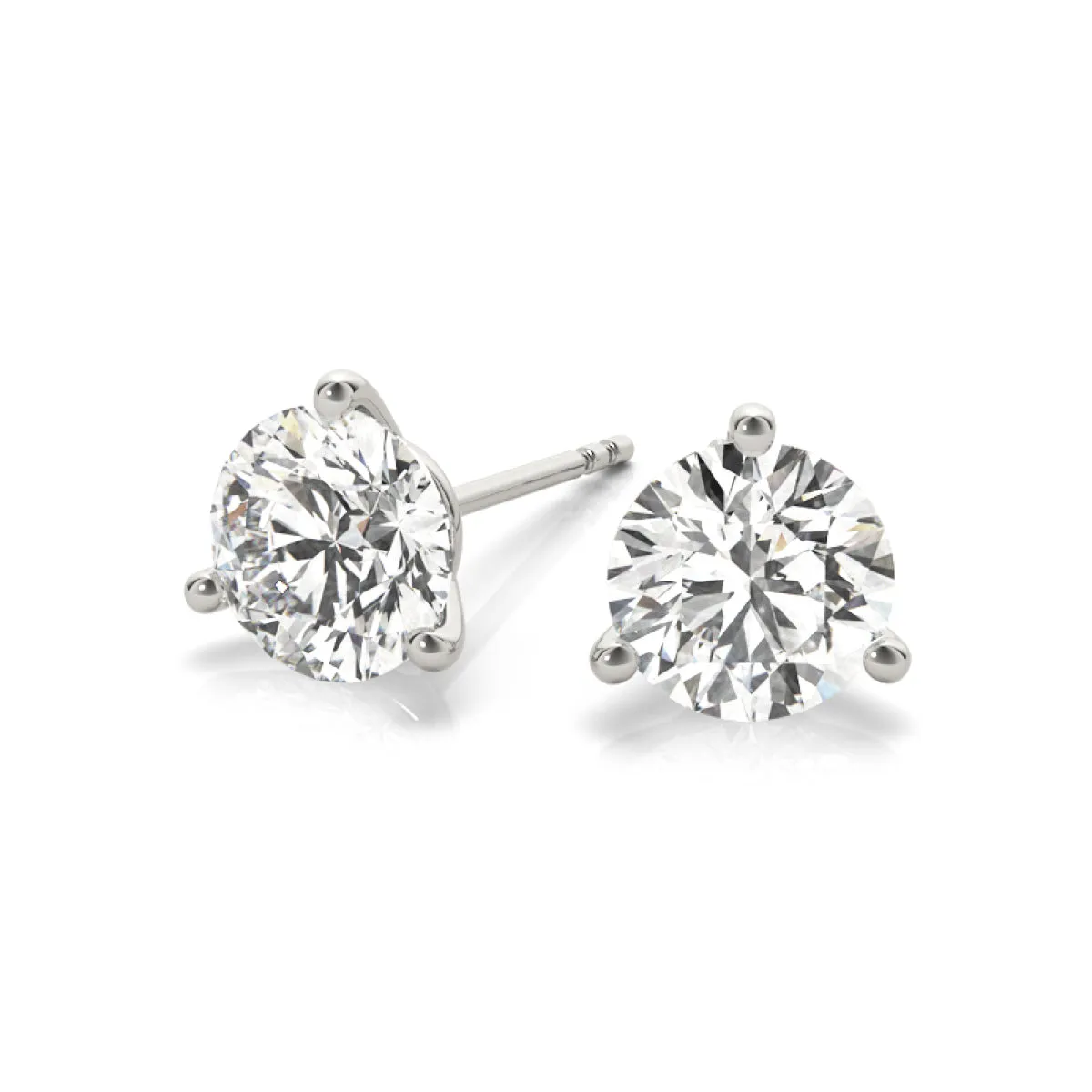 Lab Grown Diamond Martini Stud Earrings