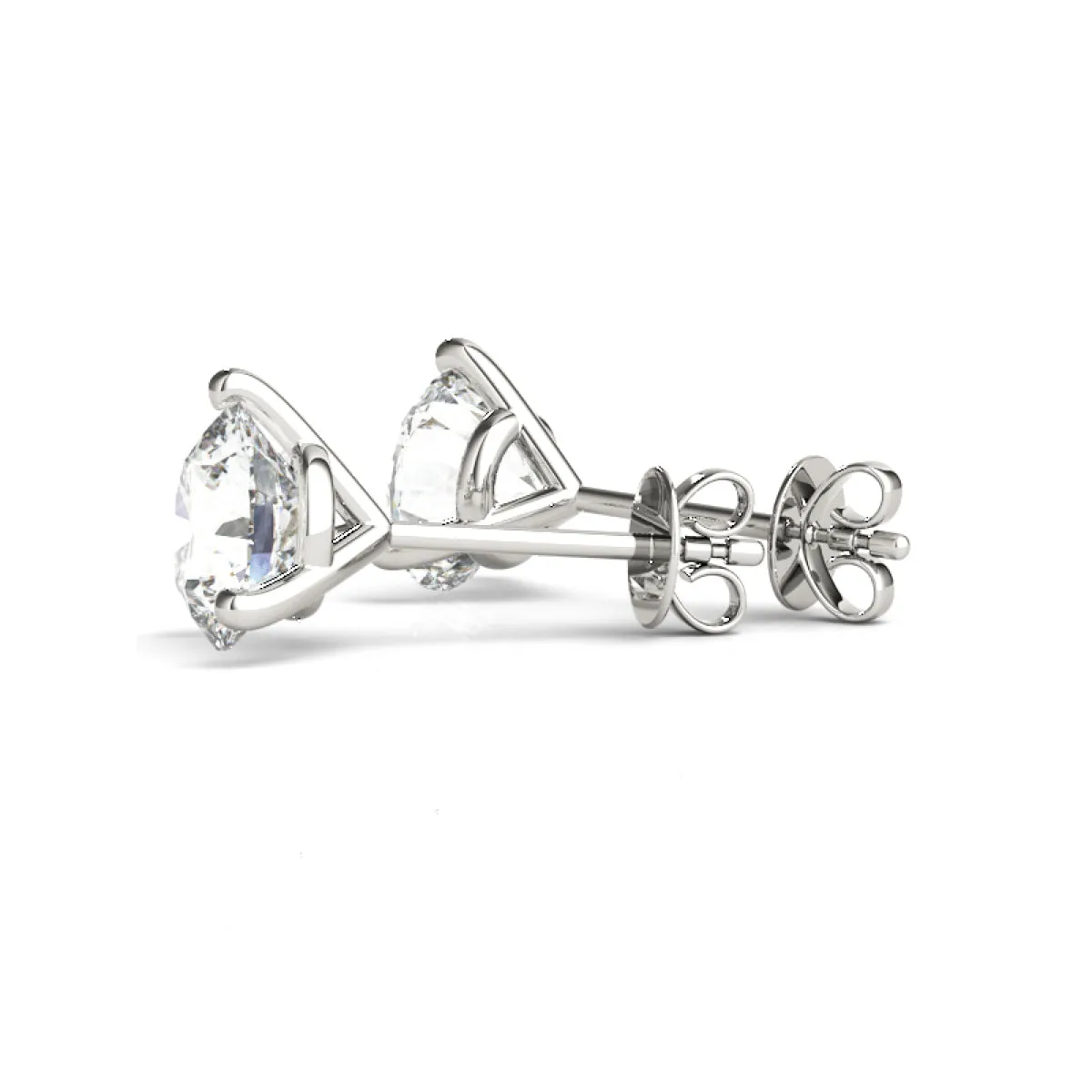 Lab Grown Diamond Martini Stud Earrings